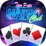 Teen Patti Happy Club Logo