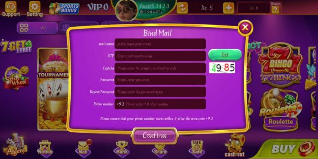 3 Patti Happy APK Bind Mail